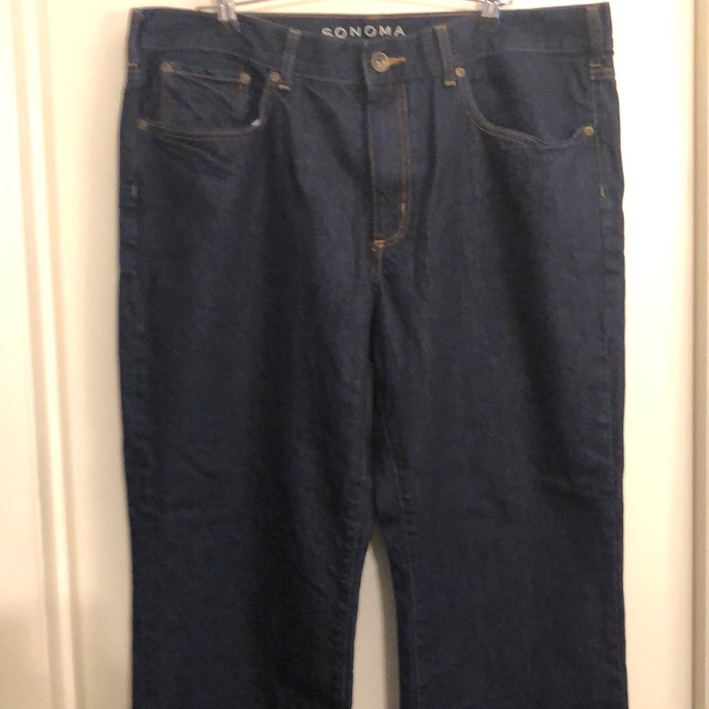 Sonoma Relaxed Fit Blue Jeans 40 x 30
